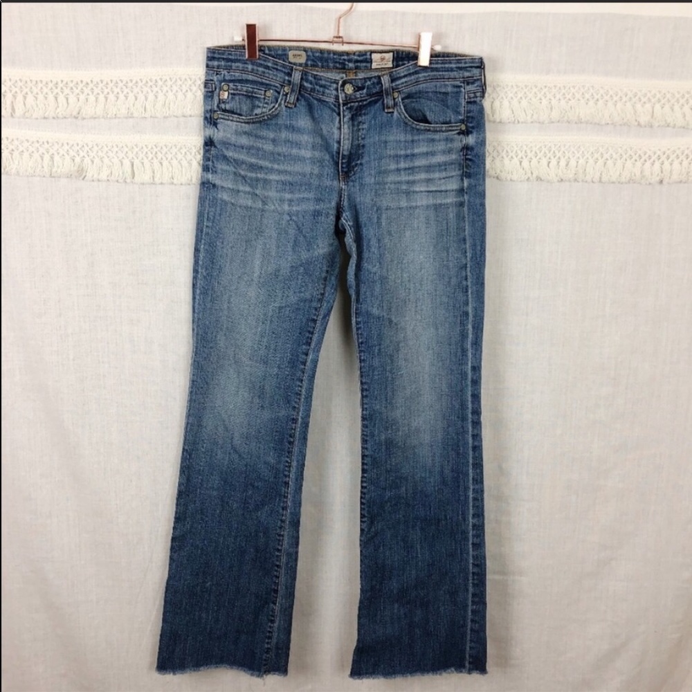 Ag Adriano Goldschmied Angel Bootcut Raw Hem Jeans